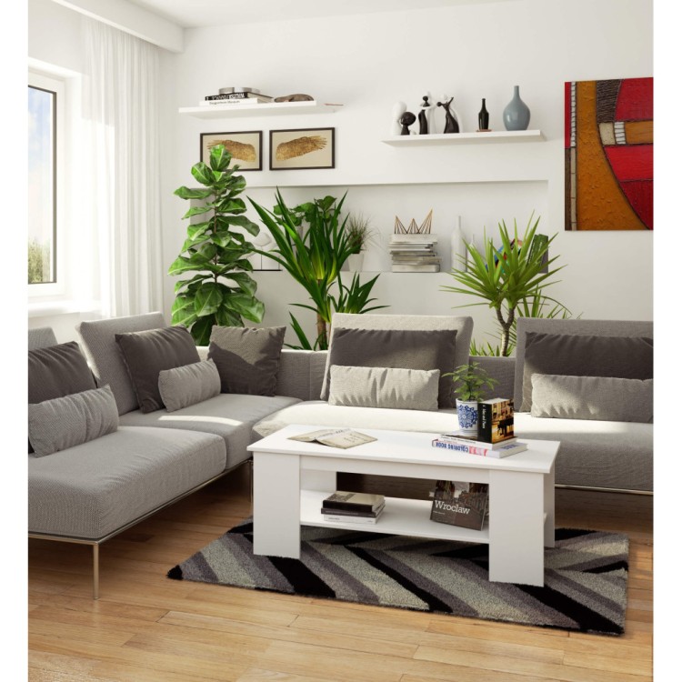 Ława Kawowa Nova Snow Biała