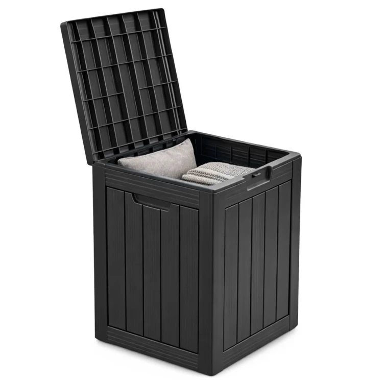 Skrzynia ogrodowa  pojemność 113 litrów Czarna wodoszczelna