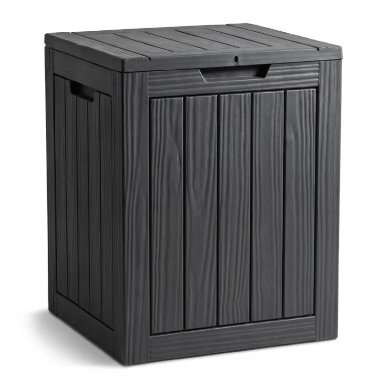 Skrzynia ogrodowa  pojemność 113 litrów Czarna wodoszczelna