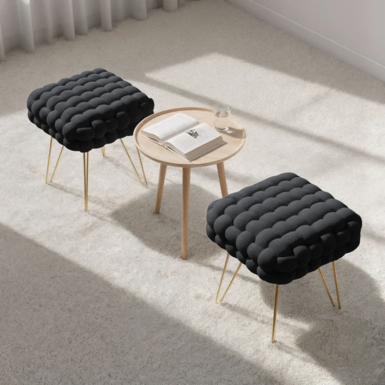 Pufa Cloud Braid Czarna