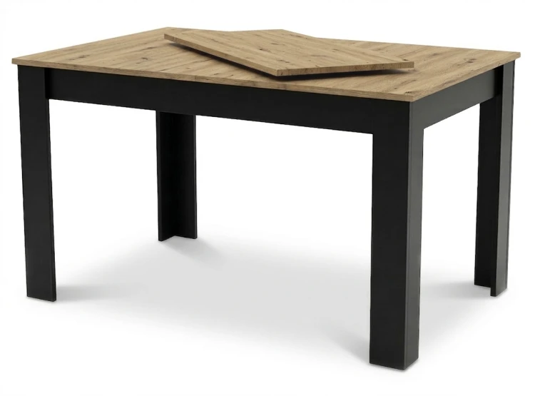 Stół Rozkładany NP 120-160x80 Artisan nogi czarne