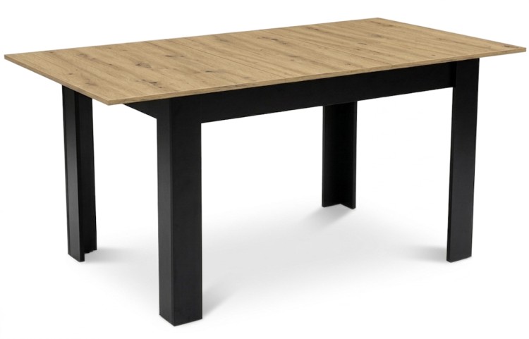 Stół Rozkładany NP 120-160x80 Artisan nogi czarne
