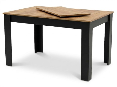 Stół rozkładany  NP 120-160x80 Craft nogi czarne