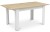 Stół rozkładany NP 120-160x80 Sonoma - nogi białe