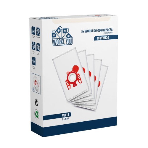 Worki do odkurzacza Miele Complete C1 Compact C1 C2 S500 seria FJM