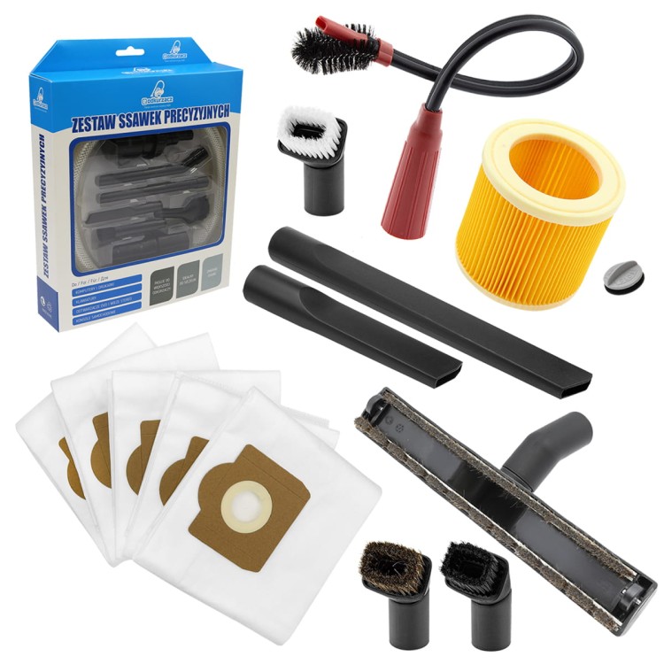 Zestaw ssawek i szczotek do odkurzacza Karcher WD 3