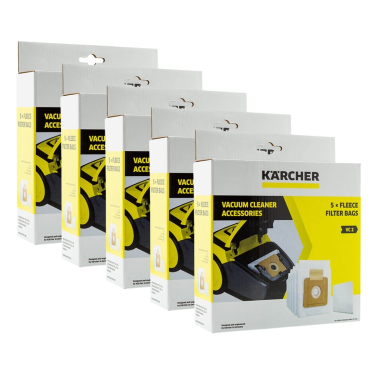 Karcher VC 2 (ERP) VC 2 Premium oryginalne worki do odkurzacza 25 sztuk