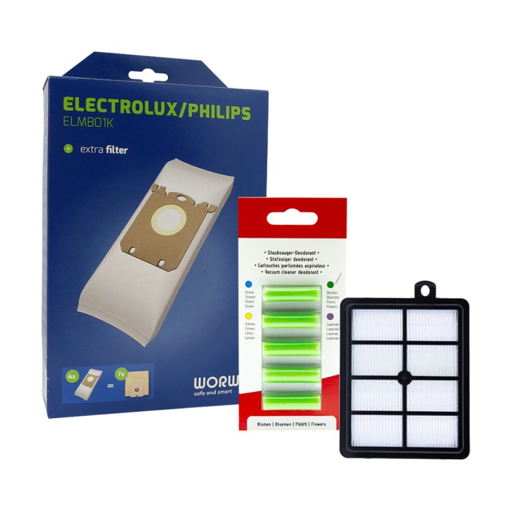 Worki filtr hepa do odkurzacza Electrolux Philips ELMB01K