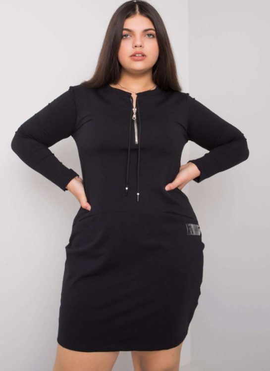 Sukienka Plus Size  Czarna