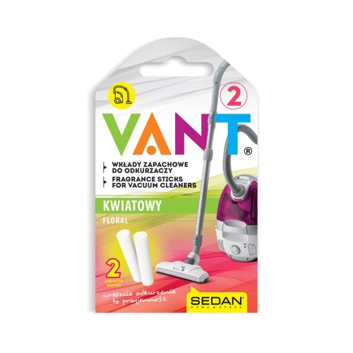 Wkłady zapachowe do odkurzacza kwiatowe 2 sztuki