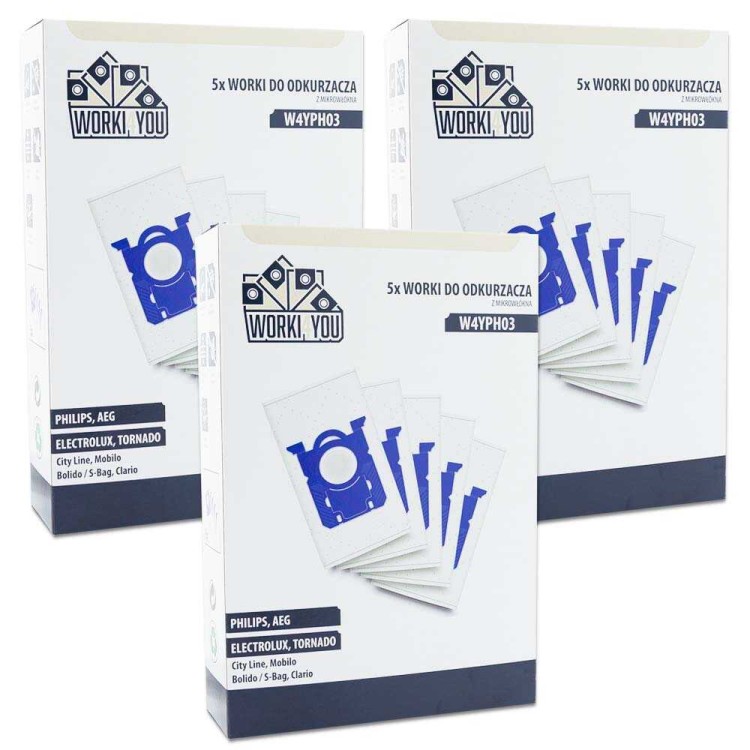 Worki do odkurzacza Electrolux S-Bag 15 sztuk