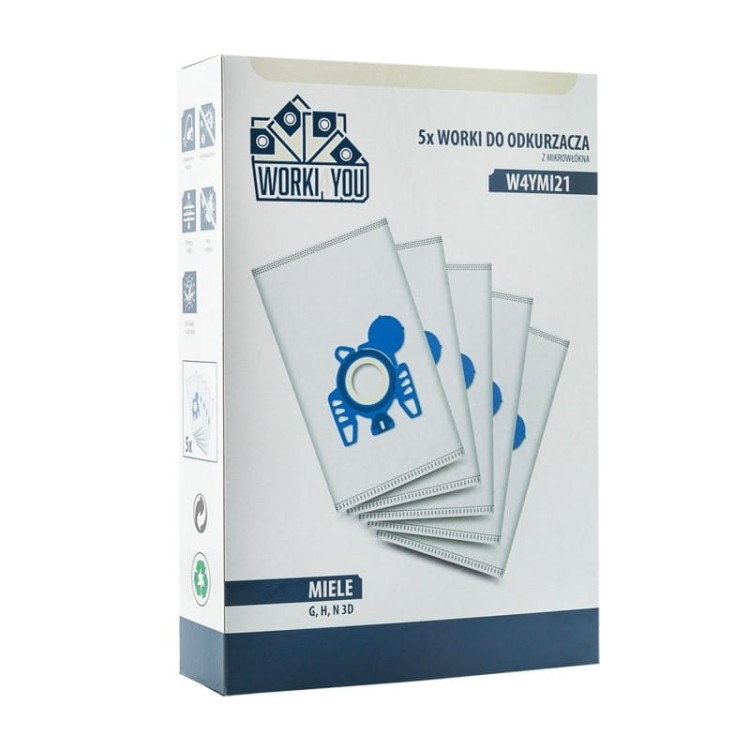 Worki do odkurzacza Miele Complete C3 C2 Classic C1 seria GHN