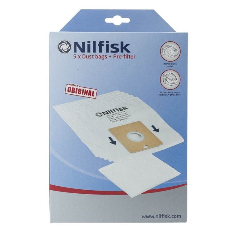 Nilfisk Action Plus oryginalne worki do odkurzacza